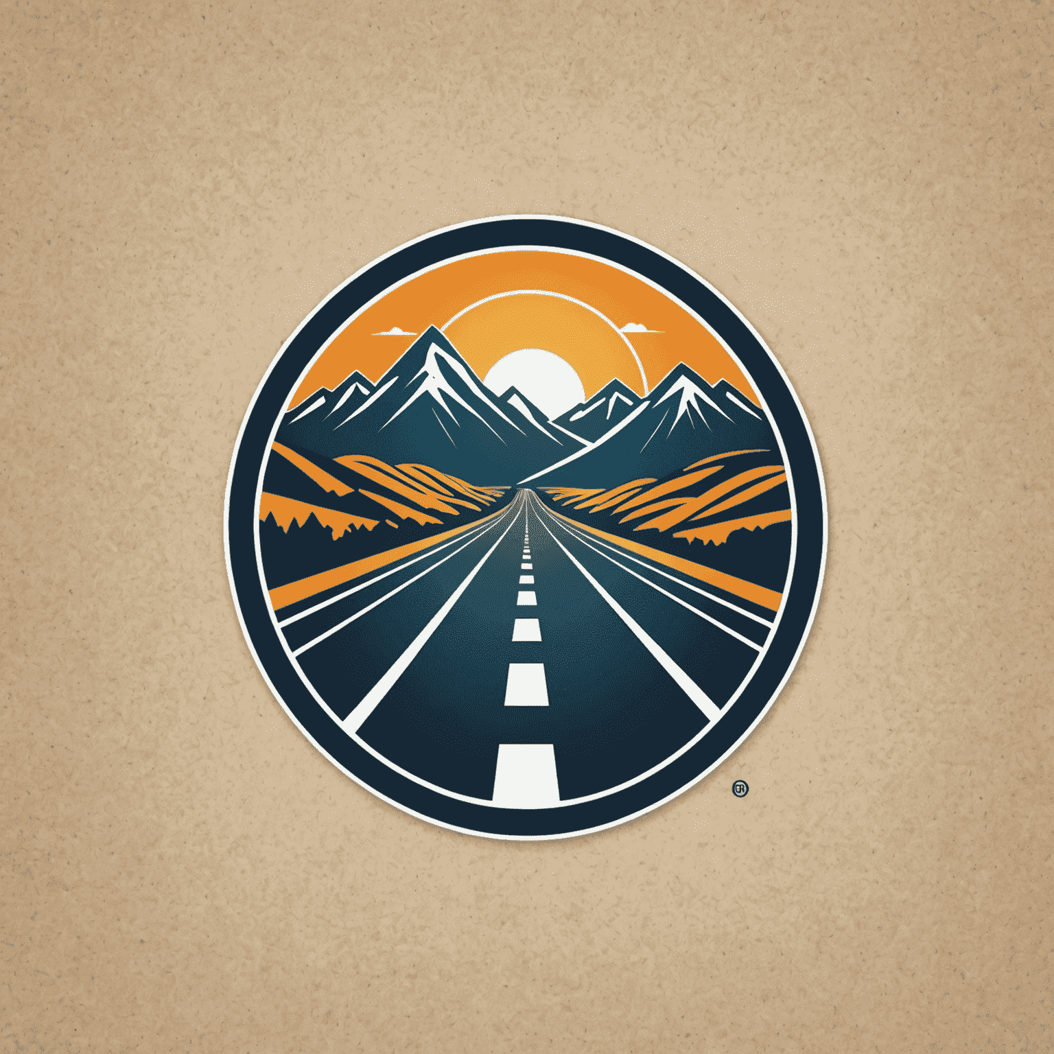 RoadTransTravel logo featuring a stylized road and travel elements